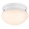 Westinghouse Fixture Ceiling LED Flush-Mount 10W Mushroom 7.25In White White Opal Glass 6107100 - alternate 1
